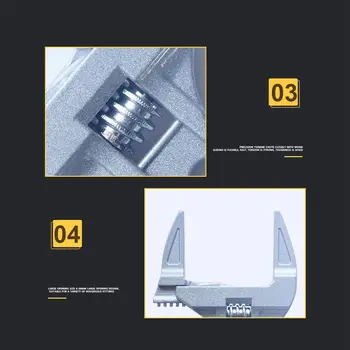 16-68mm Mini Nastaviteľný Kľúč maticový Kľúč Krátke Ramienka Veľké Otvory Ultra-Tenké