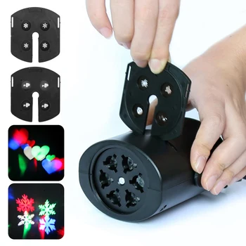 Nepremokavé Vonkajšie Snowflake LED Svetlo Pohybujúce sa Snehu Laserový Projektor Vianočné Čítanie Projekcie Svetla 2021 Nový Rok Party Decor