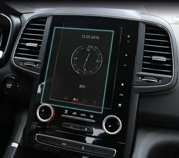 8.7 palcový Auto Tvrdeného Skla GPS Navigácie Stráže Ochranný Film na LCD Obrazovke Nálepka Pre Renault Koleos 2017