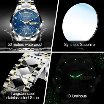 OUPINKE Top Luxusné Značky Mužov Automatické Mechanické Hodinky Murivo Trieda Nepremokavé Nehrdzavejúcej Ocele Watchstrap Muž Náramkové hodinky
