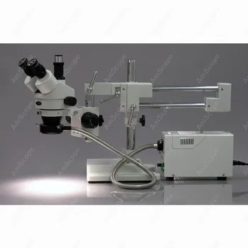Zároveň-Hlavná Trinocular Mikroskopia--AmScope Dodávky 3,5 X-90X Súčasne-Hlavná Trinocular Boom Mikroskopia Systém + 3MP Digitálneho Fotoaparátu
