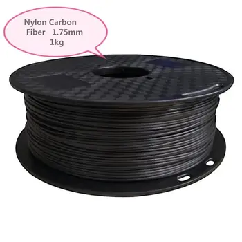 0,8 KG PA-CF Carbon Fiber Reinforced Nylon 3D Tlačiarne Vlákna FDM Materiál 1.75 MM PA Uhlíkových Vlákien
