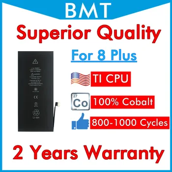 BMT 10pcs Vynikajúcu Kvalitu Batérie pre iPhone 8 Plus 8P 8+ oprava nahrádza iOS 13 nahradenie Kobaltu + MPC Technológie 2019