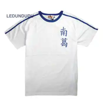 Anime Európe Kapitán Tsubasa T-shirts Ozora Tsubasa Jersey Bavlnené Tričká Cosplay Kostýmy Kojiro Hyuga Krátky Rukáv Topy Tees