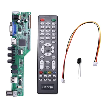 Voľný Program T. HD8503.03C Univerzálny LCD TV Kontrolór Vodič Doska TV/AV/PC/HDMI/USB ruský Jazyk 5 OSD Hry