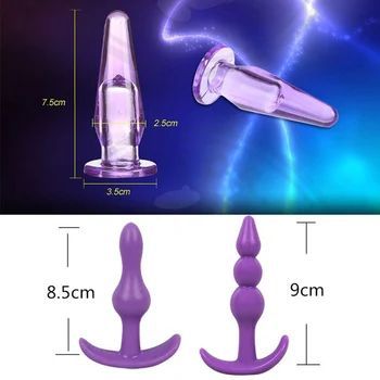 5/8pcs/set Sex Produkty Mini Análny Vibrátor, Dildo Análny Zadok Plug AV Vibrátor Bullet Hlavy Vibrátor Sexuálne Hračky pre Ženy, Mužov, Gay