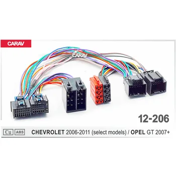 CARAV 12-206 ISO Rádio Elektroinštalácie Postroj Adaptér konektor Pre CHEVROLET 2006-2011 (vybrané modely) Pre OPEL GT 2007+