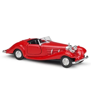 Well 1:36 Mercedes 1936 500 zliatiny model auta, pull-back vozidla, Zhromažďovať dary, Non-diaľkové ovládanie typ dopravy hračka