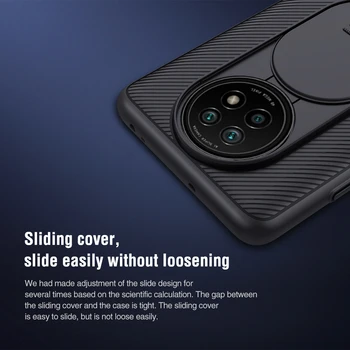 NILLKIN Fotoaparát Ochrana puzdro pre Xiao Redmi Poznámka 9T 5G prípade Posuňte CamShield Zadný kryt pre Redmi Poznámka 9T 5G prípadoch