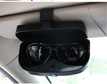 Auto Slnečná Clona Okuliare Prípade Organizátor Okuliare Úložný Box Držiak Pre Občianske Dohodou Explorer Angkway Golf Q3 Q5 K3 CHIZIYO