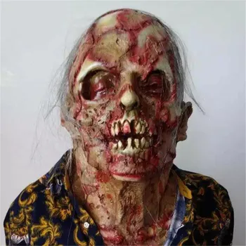 Halloween Horror Maska Zombie Masky Strany Cosplay Krvavé Nechutné Rot Tvár Strašidelné Masque Maškaráda Mascara Teroru Masker Latex