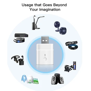 SONOFF Micro USB Adaptér Smart Switch 5V Bezdrôtový sieťový Adaptér Smart Home Automation Pracuje S Alexa/eWeLink/Domovská stránka Google