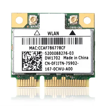 DW1702 Bezdrôtový Wifi N, Bluetooth Half Mini-PCI-E WLAN Card pre Dell 14R N4110 N4120 Atheros Ar5b195 802.11 b/g/n