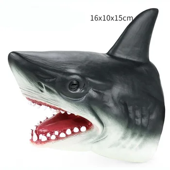 Vzdelávacie Hračky Pre Deti Zábavné Dinosaura Shark Strane Bábkové Simulácie Zvieracích Interaktívne Hry Mäkkej Gumy Realistický Model Obrázok