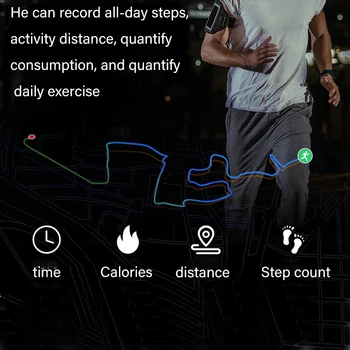 LIGE 2020 Nové Inteligentné Hodinky Mužov Nepremokavé Športové Srdcovej frekvencie, Krvného Tlaku Fitness Tracker Smartwatch Krokomer reloj inteligente