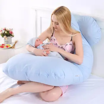 Tehotenstvo U-Tvar Vankúš Tehotné Ženy Posteľná Bielizeň Dlho Celého Tela Vankúš, Pohodlné Spanie Materskej Vankúše