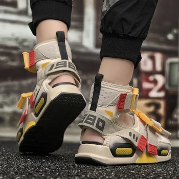 Rímske sandále pánske 2020 nové jednoduché trend pánske walking sandále na platforme bežné pláže topánky pánske horúce letné topánky sandále