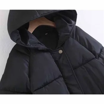 2019 módne zimné parkas ženy Plus veľkosť kabáty s Kapucňou Zahustiť Udržať teplé vrchné oblečenie žien Dole bavlnená bunda Č kožušiny golier G356