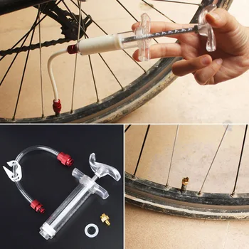 Bezdušové Pneumatiky Tmel Injektor MTB Bike Bicyklov, Cyklistické Pneumatiky Náplň Nástroj na Transparentné Príslušenstvo Dropshipping