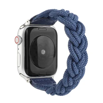 Pletená Flexibilné Watchbands pre Apple Hodinky SE 6 5 4 3 2 1 Farebné Mäkké Sledovať Popruh pre iWatch 44 mm 40 42 38 mm 2021 Nový Dizajn