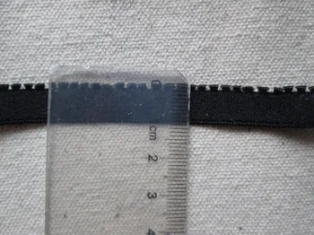 Veľkoobchod veľa Čierna elastická stretch čipky výbava DIY šitie záväzné 1,5 cm