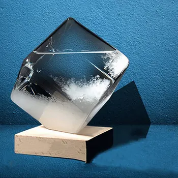 Predpoveď Počasia Crystal Fľaša Diamond Tvar Búrka Sklo Tlak Tvorivé Ozdoby Domova Sklo Príslušenstvo Deti Darčeky