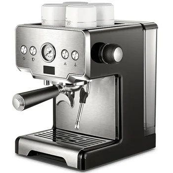 Kávovar Domov Termostat Espresso Stroj Semi-automatický Typ Čerpadla Cappuccino Mlieko Bublina Stroj 15bar CRM3605 CY