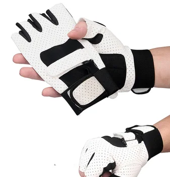 Mountain Bike Rukavice Športové semi-prst priedušná opotrebovaniu Výkon odbornej Prípravy Gym Fitness Glove