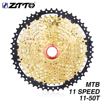ZTTO 11-50T SL Black Gold MTB Kazeta Horských Bicyklov, Požičovňa Častí Prevodov 11 Rýchlosti Freewheel K7 Pre XT X1 X1 X01