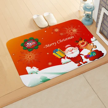 2020 Vianočné Koberec Mat Spálne Vstup Rohožky Santa Ornament Vonkajšie Dekorácie pre Domov Vianoce, Nový Rok, Darček 2021
