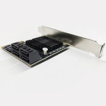 H1111Z Pridať Na Karty PCIE SATA Controller PCI-E SATA Hub/Karta PCIE na SATA 3.0 Karty, 5-Porty SATA3 SSD, kartu PCI Express X4 Gen3 Adaptér