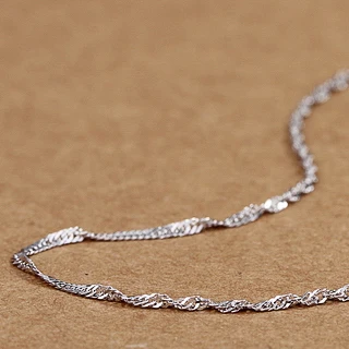 925 čistého striebra vody vlna náhrdelník reťazca žena dlhé krátke dizajn scfv krátke dizajn s reťazca príslušenstvo reťaz