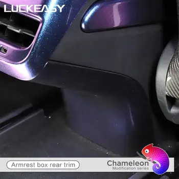 LUCKEASY Interiérové úpravy auto odvzdušňovací nižšie zdobia kryt pre Tesla Model3 a ModelY 2017-2020 hviezdna chameleon série