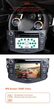 ZLTOOPAI Android 10 Pre Toyota RAV4 2006-2012 Auto Multimediálny Prehrávač, GPS Navigáciu, DVD Auto Rádio Stereo Hlava Jednotky SWC IPS 3G/4G