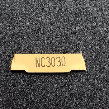10pcs MGMN150-G NC3030 1,5 mm široký dvakrát hlavou na Rezanie Karbidu Vložiť zapichovanie a Sústruženie CNC sústružnícke nástroje Použité pre ocele železa