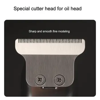 Kemei 1949 Professional Hair Clipper Všetky Kovové Mužov Elektrické Akumulátorový Zastrihávač Chĺpkov 0 mm Baldheaded T Čepeľ Dokončiť Účes Stroj
