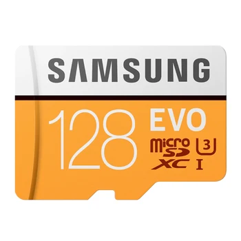 SAMSUNG EVO Nové Triedy 3 Micro SD SDXC 128GB Class10 U3 4k Ultra HD Vysoká Rýchlosť TF Pamäťové Flash Karty Microsd Karty Až do 100MB/s
