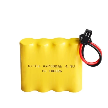 (SM Plug) Ni-CD 4.8 v (Batéria + USB Nabíjačka Pre Rc hračky Autá, Tanky Roboty Lode Zbrane 4* AA 700mah 4.8 v Nabíjateľná Batéria