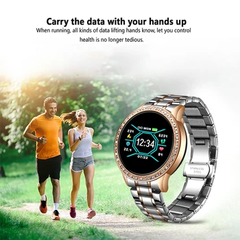 LIGE Nové Inteligentné Hodinky Ženy Krvného Tlaku, Tepovej frekvencie Šport Smart potítka Fitness tracker Smartwatch Reloj inteligente