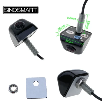 SINOSMART Universal HD Parkovanie Zadnej strane Zálohovanie Plastových Shell Kamera pre Auto/Suv atď. Sklo Objektívu