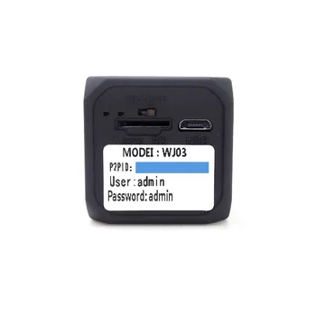 WJ03 Mini Batéria IP Kamera Monitorovanie na Diaľku HD Objektív 1080P WIFI Nahrávanie nahrávanie, Detekcia Pohybu
