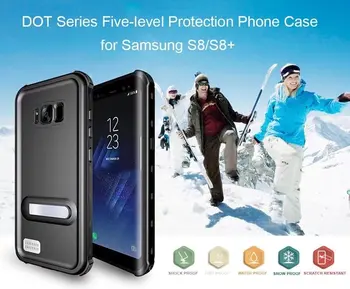 Pre Samsung Galaxy S8 Plus /S9 Vodotesné puzdro Shockproof Zadný kryt úplne uzavreté Pre Samsung Galaxy s rezacím zariadením s10 S8 poznámka 10 9 Plus sleev