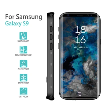 Pre Samsung Galaxy S8 Plus /S9 Vodotesné puzdro Shockproof Zadný kryt úplne uzavreté Pre Samsung Galaxy s rezacím zariadením s10 S8 poznámka 10 9 Plus sleev