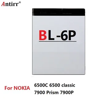 3,7 V 830mAh BL-6P Telefón Náhradné Batérie pre Nokia 6500C 6500 Classic, 7900 Prism 7900P BL 6P BL6P bl6p