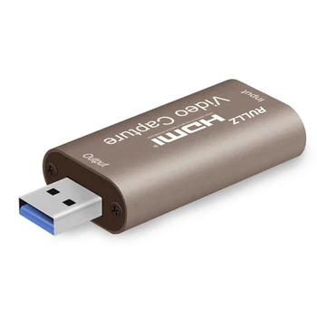 RULLZ Mini 4K USB 2.0 3.0 HDMI Video Capture Karty 1080P 60FPS Doska Telefón Počítačové Hry Nahrávanie Box Live Streamingové Vysielanie