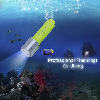 ZK20 Dropshipping Nové Mini O5 Nepremokavé Diver Baterka/Pochodeň Svetla Prenosné Podvodné LED Potápanie Svietidlo EDC Svietidlo