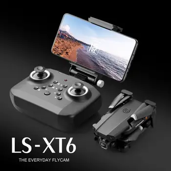 LS-XT6 Mini Drone 4K 1080P HD Kamera WiFi Fpv Leteckých Skladacie Dlho-Vytrvalosť UAV Duálny Objektív Quadcopter RC Drone Hračka
