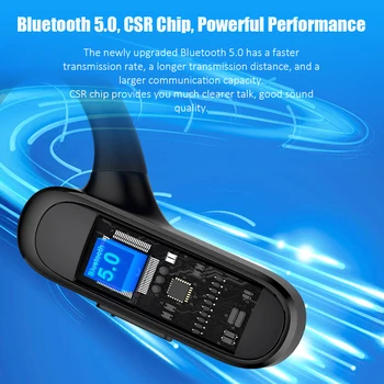 UCOMX G56 Bezdrôtové Slúchadlá Otvorené Ucho 5.0 Bluetooth Slúchadlá Vstavaný Mikrofón Športové Bežecké Slúchadlá pre iPhone Huawei Xiao
