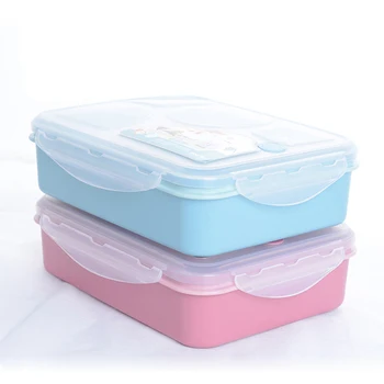 TUUTH Roztomilý Lunch Box Prenosný Mikrovlnnej Dieťa Dospelých Bento Boxs Nepresakuje Japonský Štýl Potravín Kontajner