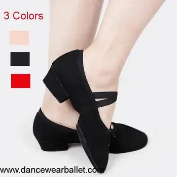 Plátno Praxi Tanečné Topánky Vyučujúceho Tanečné Topánky Balet Topánky S Podpätkami